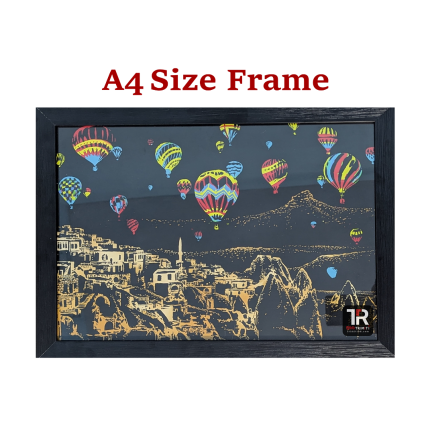 Premium Fiber Frame for A4 Scratch Art