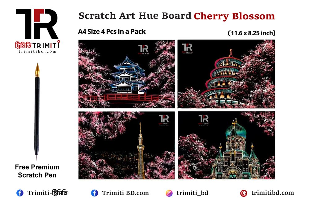 [NEW] Scratch Art Mini Pack – A5 Pocket Size
