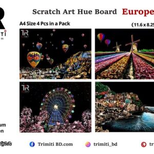 Scratch Art Hue Board – A4 (11.6 x 8.25 in)