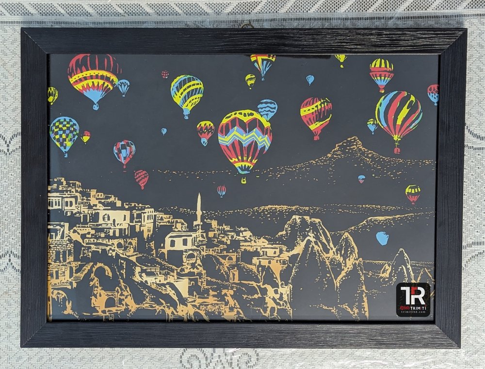 Premium Fiber Frame for Scratch Art
